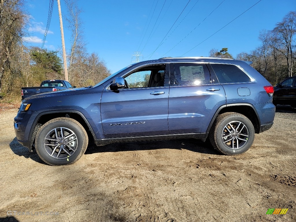 Slate Blue Pearl 2021 Jeep Grand Cherokee Limited 4x4 Exterior Photo #140464546
