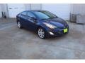 2013 Atlantic Blue Hyundai Elantra Limited  photo #2