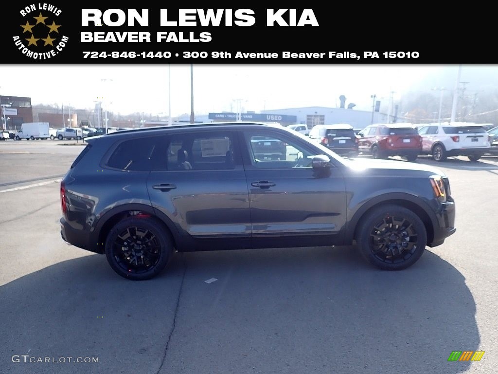 2021 Telluride EX AWD - Gravity Gray / Black photo #1