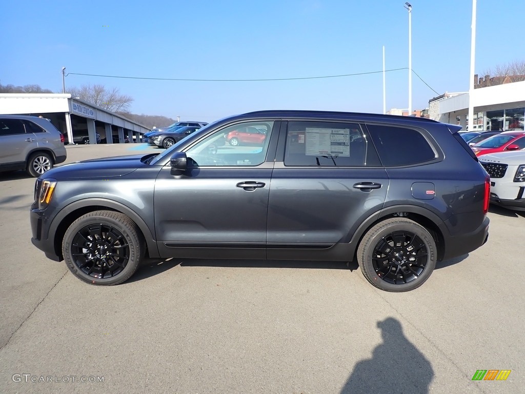 2021 Telluride EX AWD - Gravity Gray / Black photo #6