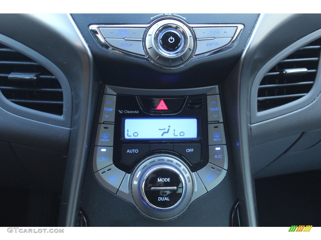 2013 Elantra Limited - Atlantic Blue / Gray photo #16