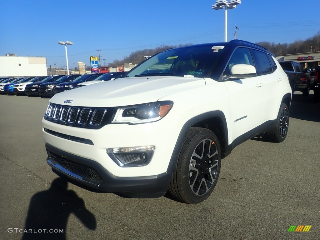 2021 Compass Limited 4x4 - White / Black/Ski Gray photo #1