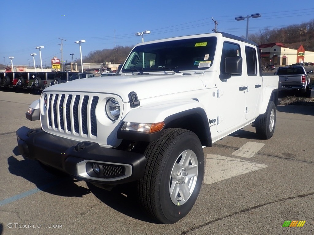 2021 Gladiator Sport 4x4 - Bright White / Black photo #1