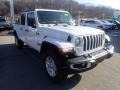 2021 Bright White Jeep Gladiator Sport 4x4  photo #3