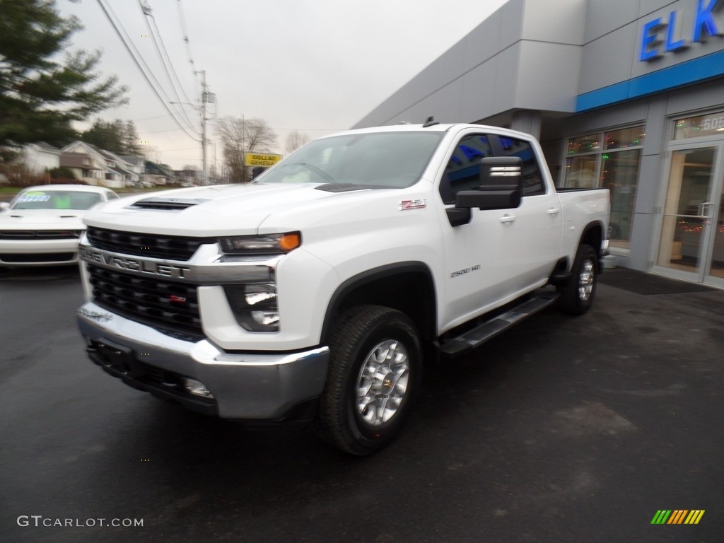 2021 Silverado 2500HD LT Crew Cab 4x4 - Summit White / Jet Black photo #2