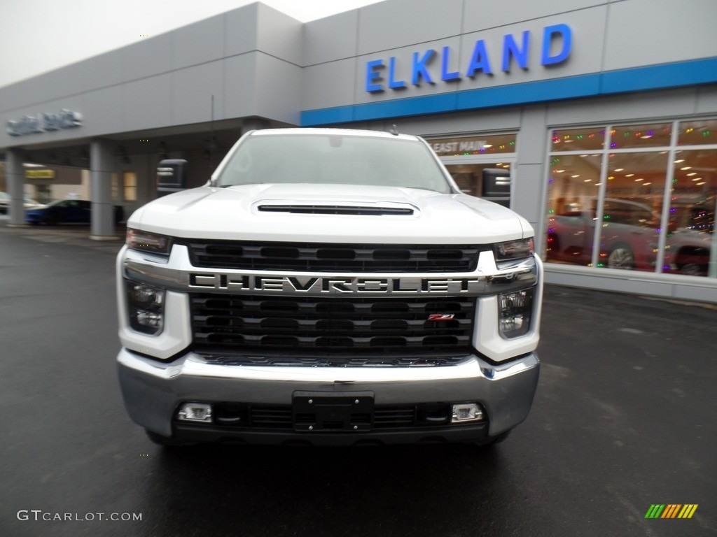 2021 Silverado 2500HD LT Crew Cab 4x4 - Summit White / Jet Black photo #3