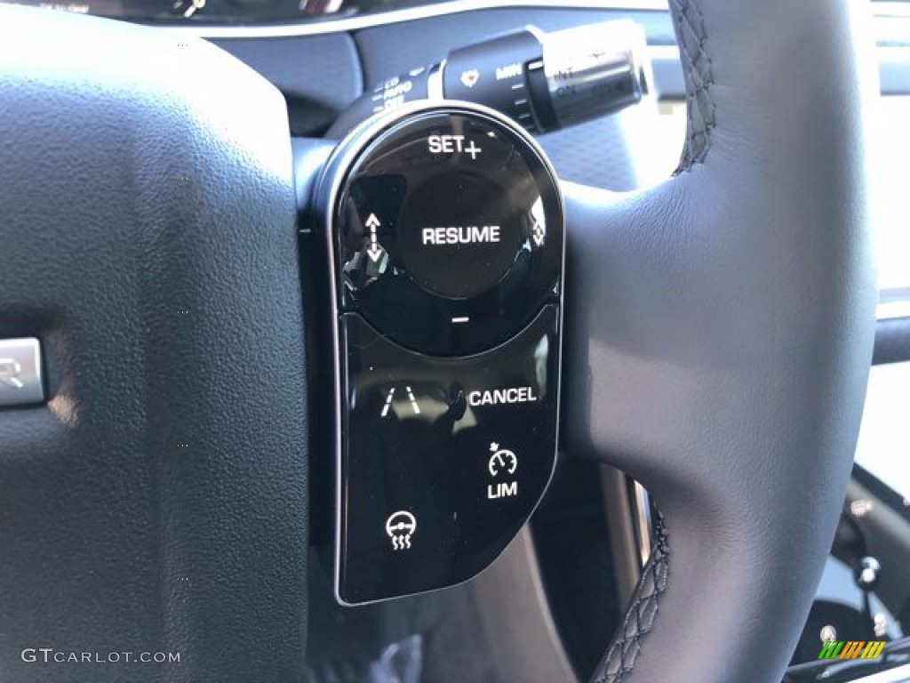 2020 Land Rover Range Rover Evoque S Ebony Steering Wheel Photo #140470624