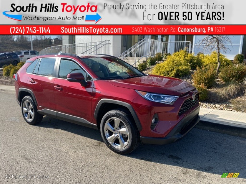 2021 Ruby Flare Pearl Toyota RAV4 XLE AWD Hybrid 140460557 Photo 25