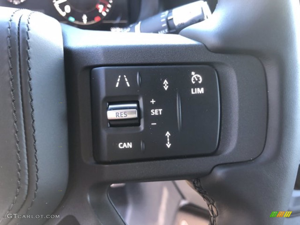 2020 Land Rover Defender 110 X Ebony Steering Wheel Photo #140471298
