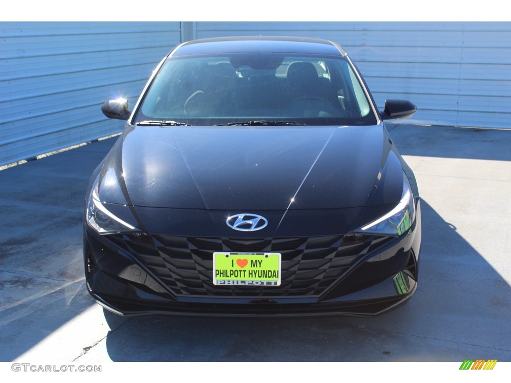 2021 Elantra SE - Phantom Black / Black photo #3