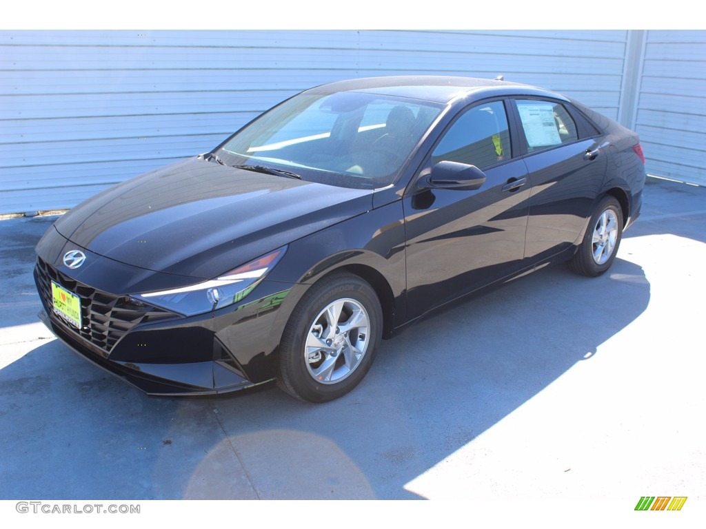 2021 Elantra SE - Phantom Black / Black photo #4