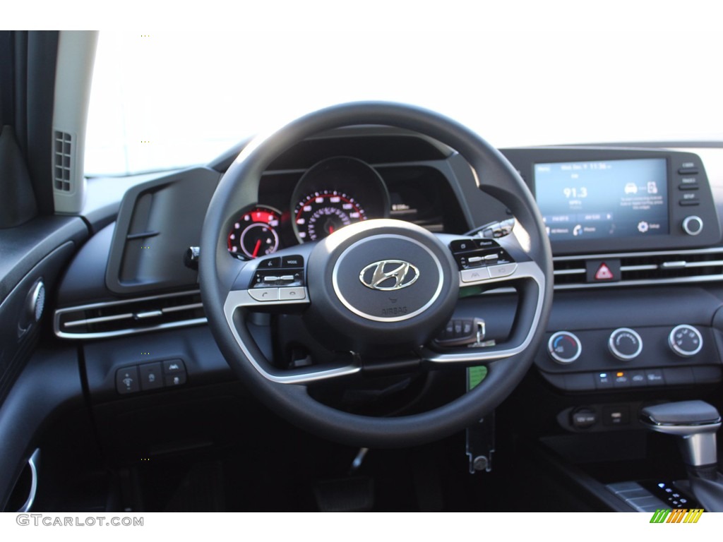 2021 Elantra SE - Phantom Black / Black photo #21