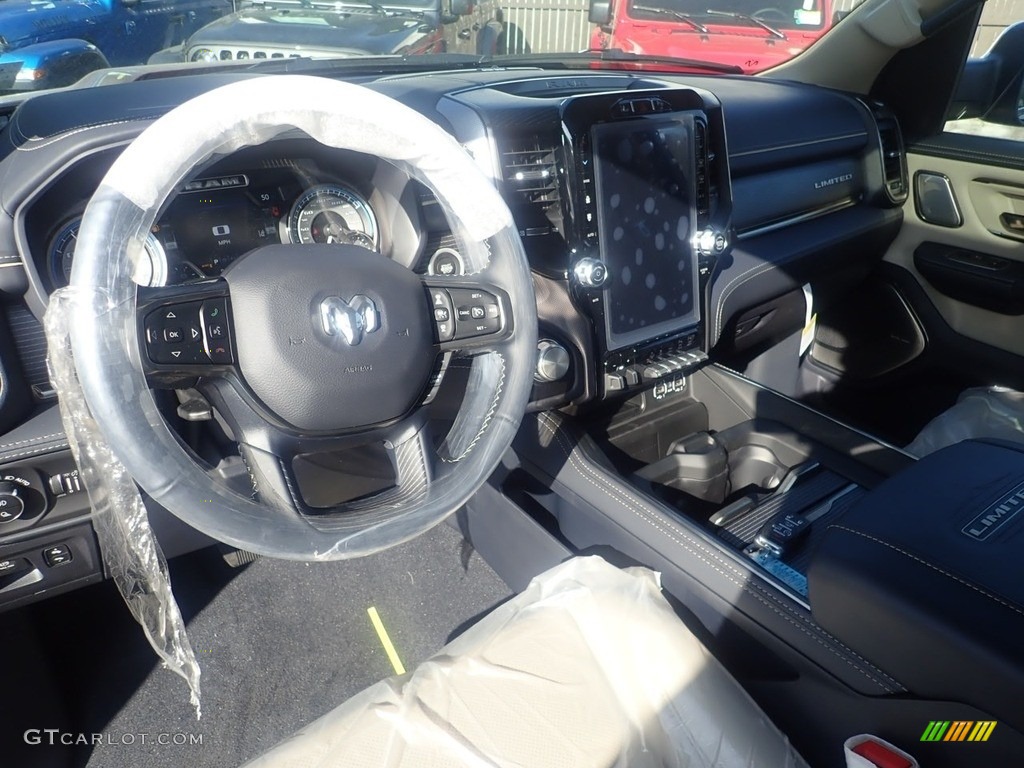 2021 1500 Limited Crew Cab 4x4 - Delmonico Red Pearl / Indigo/Frost photo #12