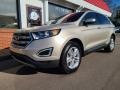 2017 White Gold Metallic Ford Edge SEL AWD  photo #2