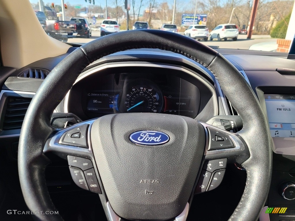 2017 Edge SEL AWD - White Gold Metallic / Dune photo #11