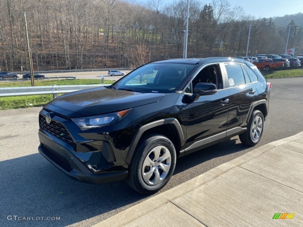 2021 RAV4 LE AWD - Midnight Black Metallic / Black photo #12