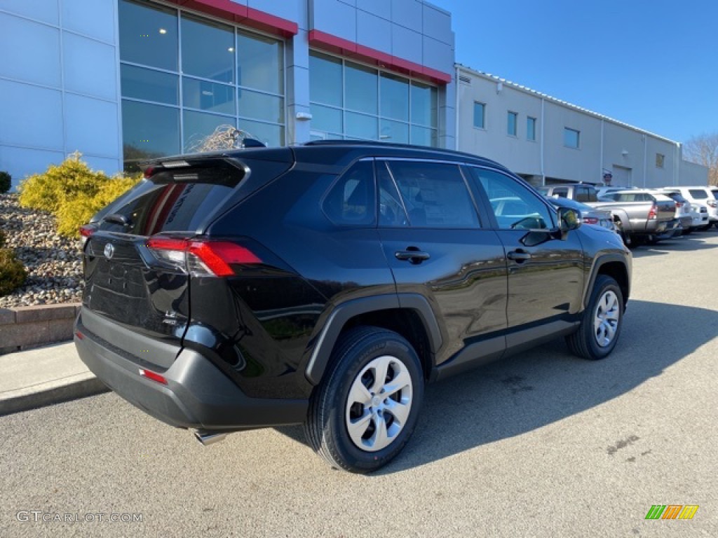 2021 RAV4 LE AWD - Midnight Black Metallic / Black photo #13