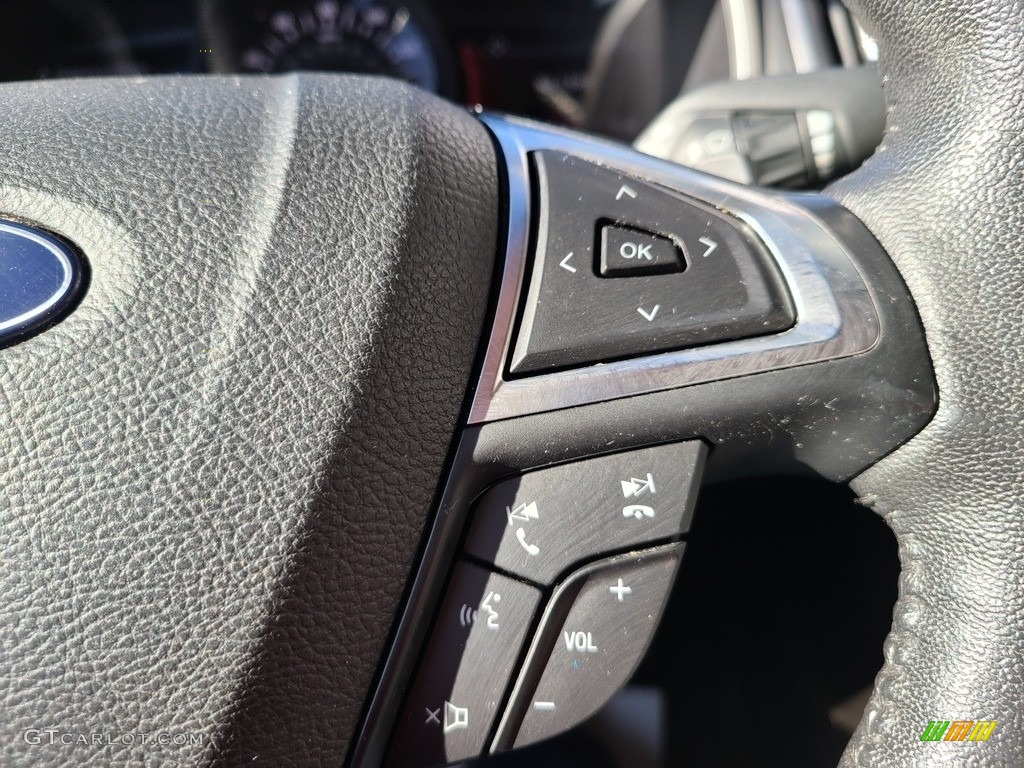 2017 Edge SEL AWD - White Gold Metallic / Dune photo #13