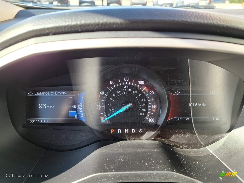 2017 Edge SEL AWD - White Gold Metallic / Dune photo #14