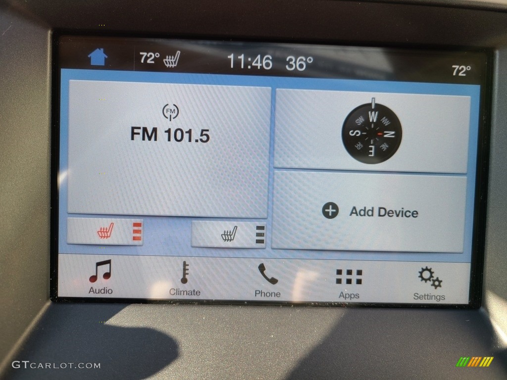 2017 Edge SEL AWD - White Gold Metallic / Dune photo #18