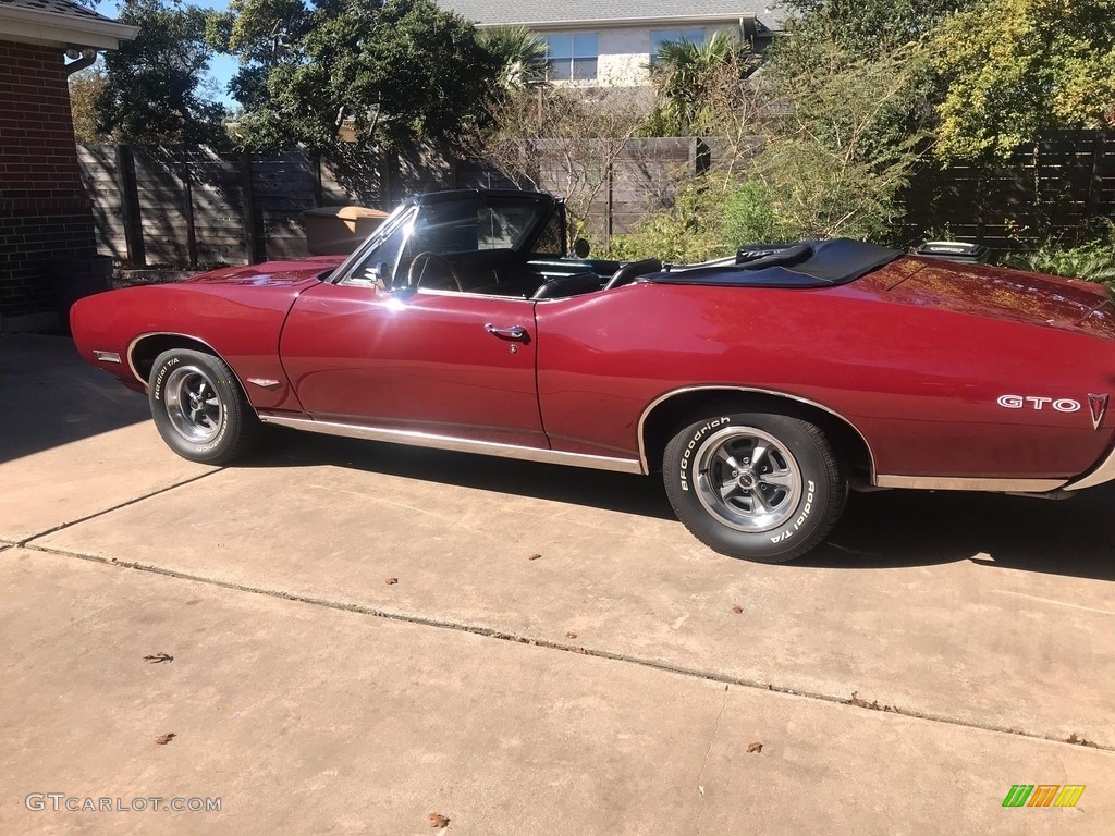 Flambeau Burgundy Metallic 1968 Pontiac GTO Convertible Exterior Photo #140474038