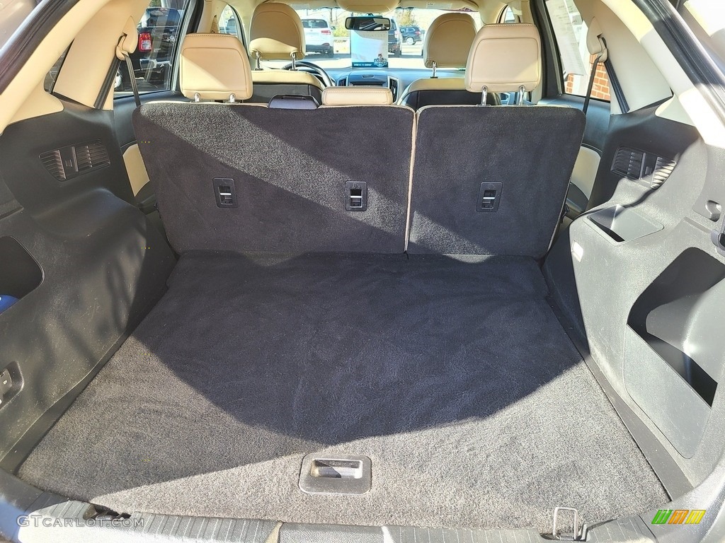 2017 Edge SEL AWD - White Gold Metallic / Dune photo #36