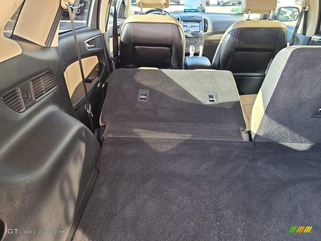 2017 Edge SEL AWD - White Gold Metallic / Dune photo #38