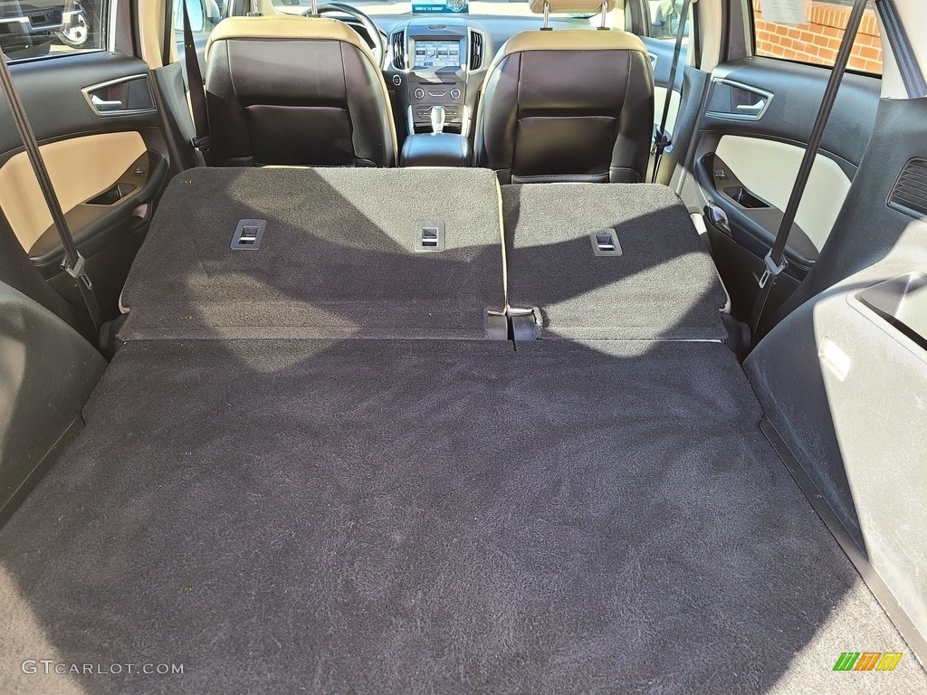 2017 Edge SEL AWD - White Gold Metallic / Dune photo #39