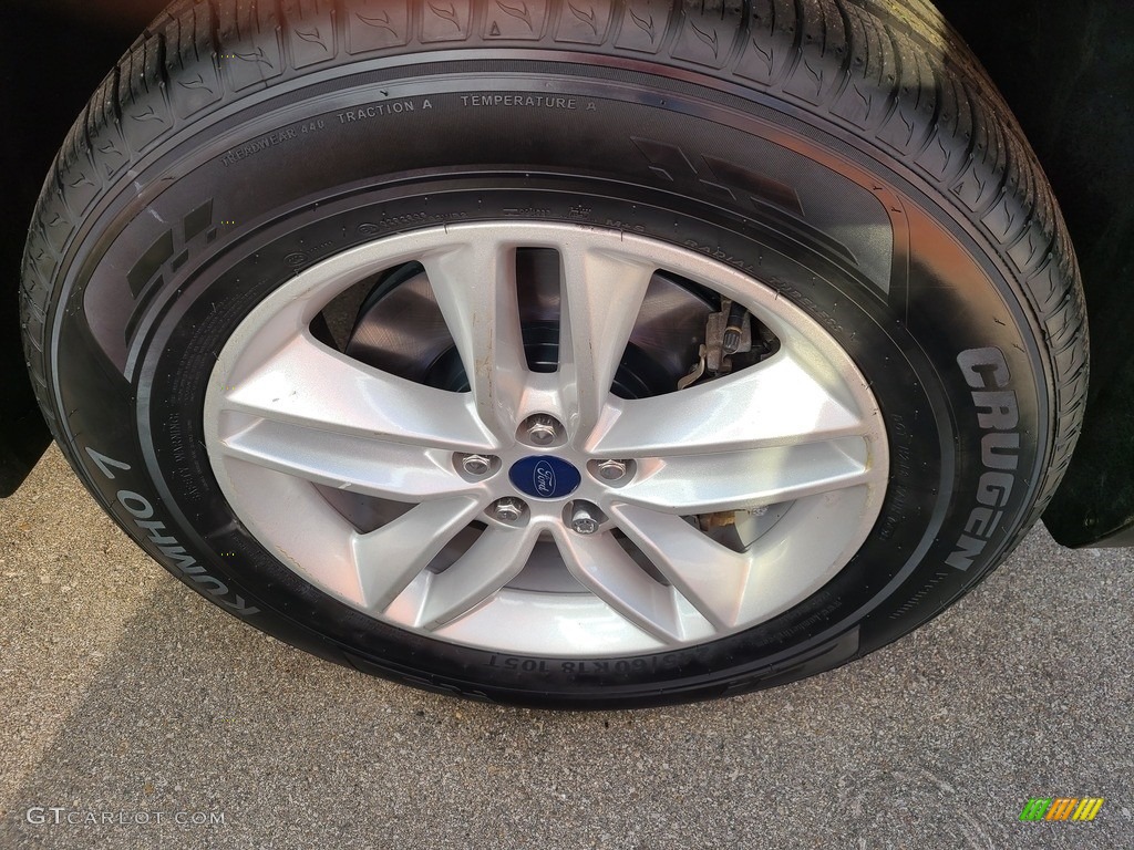 2017 Edge SEL AWD - White Gold Metallic / Dune photo #47