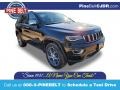 2021 Diamond Black Crystal Pearl Jeep Grand Cherokee Limited 4x4  photo #1