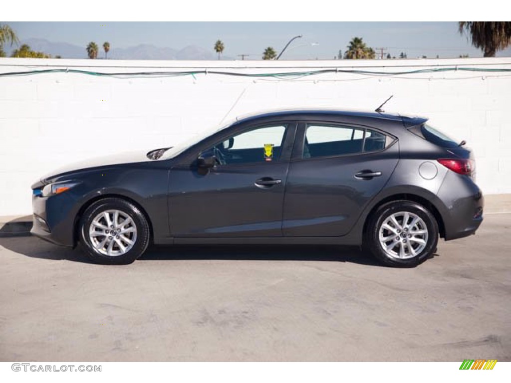 Machine Gray Metallic 2017 Mazda MAZDA3 Sport 5 Door Exterior Photo #140475790