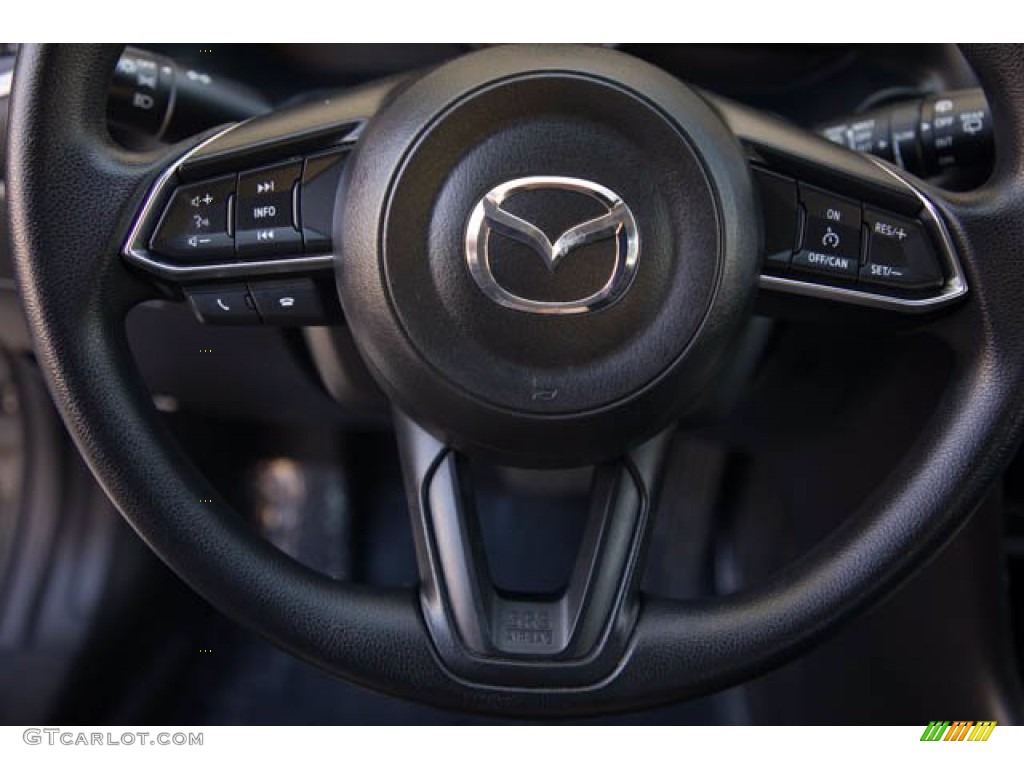 2017 Mazda MAZDA3 Sport 5 Door Black Steering Wheel Photo #140475832