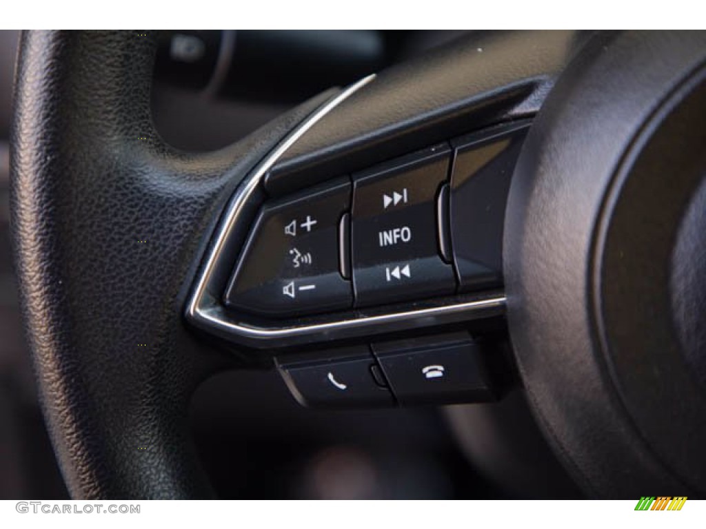 2017 Mazda MAZDA3 Sport 5 Door Black Steering Wheel Photo #140475839