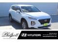 Quartz White 2020 Hyundai Santa Fe SE