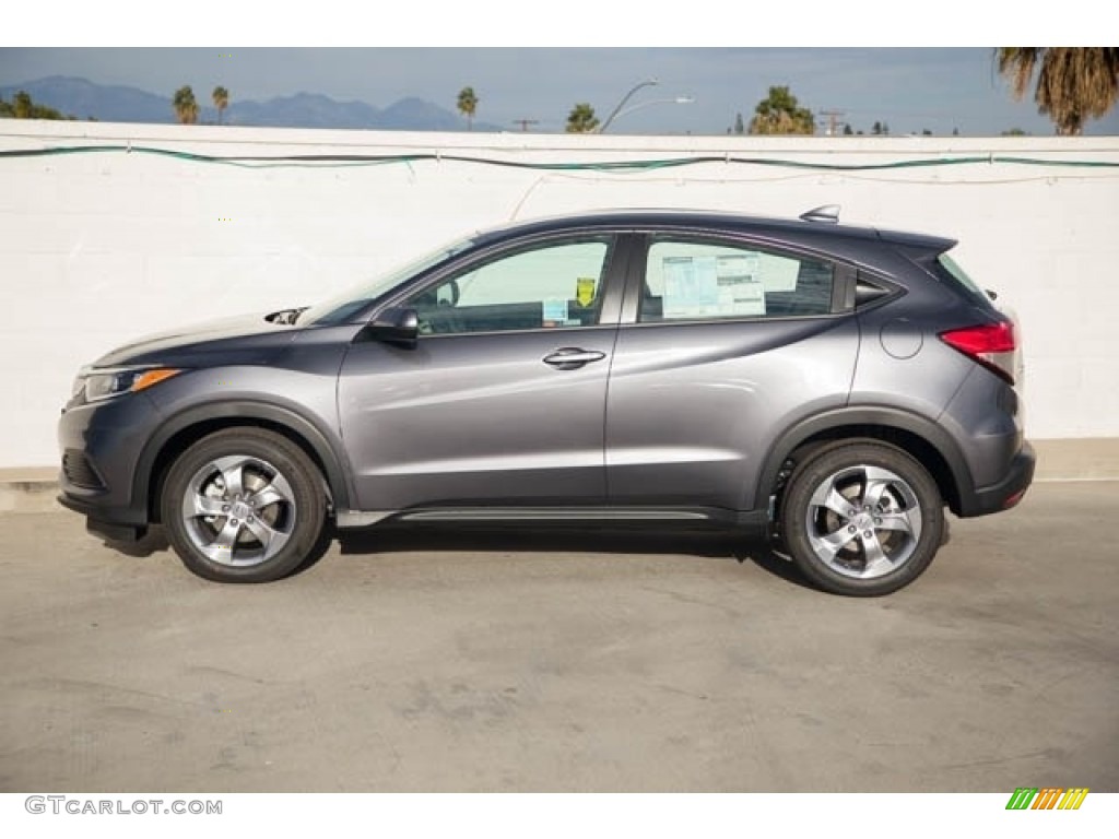 2021 HR-V LX - Modern Steel Metallic / Black photo #6