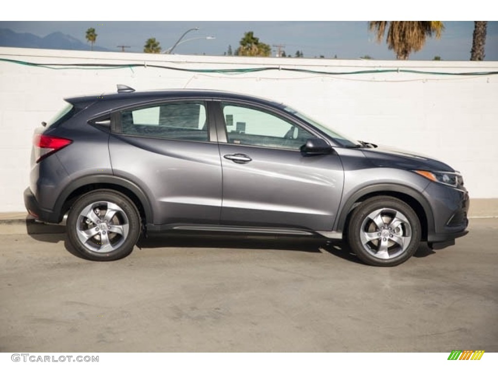 2021 HR-V LX - Modern Steel Metallic / Black photo #10