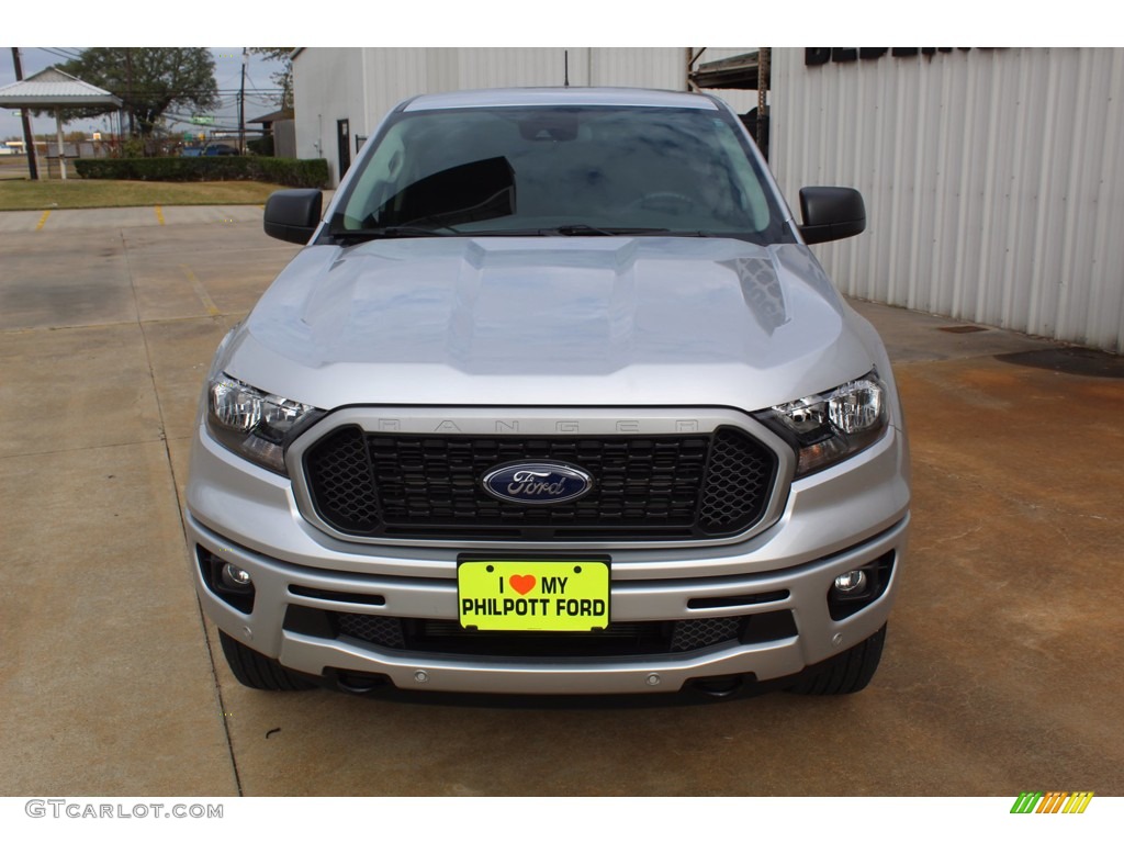 2019 Ranger XLT SuperCrew 4x4 - Ingot Silver Metallic / Ebony photo #3