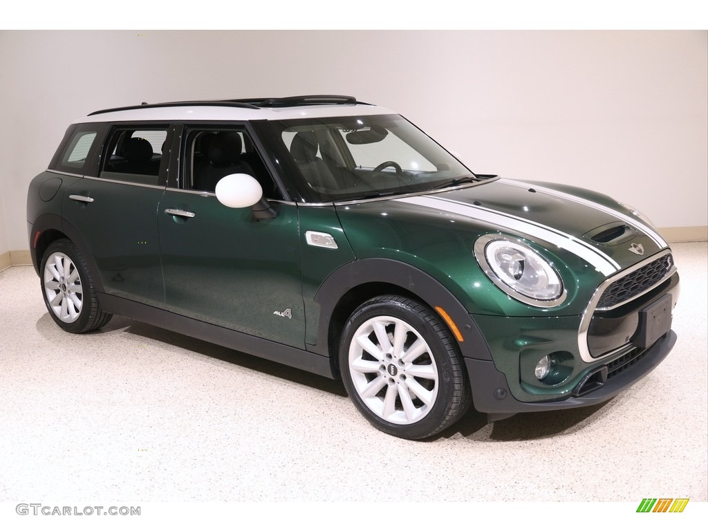 2018 Clubman Cooper S ALL4 - British Racing Green II Metallic / Carbon Black photo #1