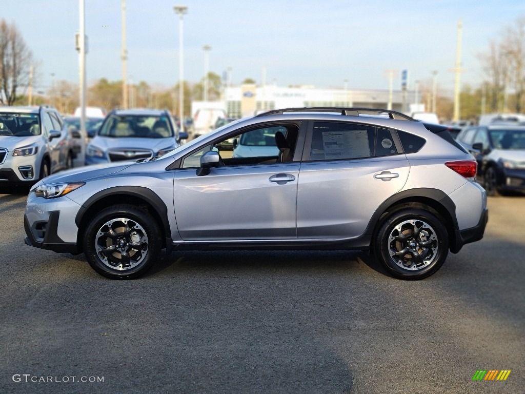 2021 Crosstrek Premium - Ice Silver Metallic / Black photo #3
