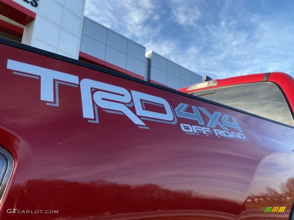 2021 Tacoma TRD Off Road Double Cab 4x4 - Barcelona Red Metallic / TRD Cement/Black photo #23