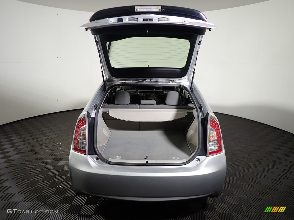 2012 Prius 3rd Gen Two Hybrid - Classic Silver Metallic / Dark Gray photo #13