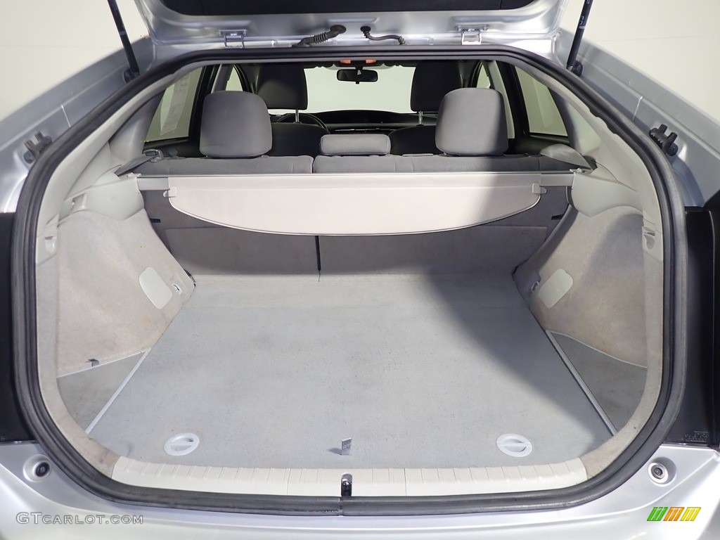 2012 Prius 3rd Gen Two Hybrid - Classic Silver Metallic / Dark Gray photo #14