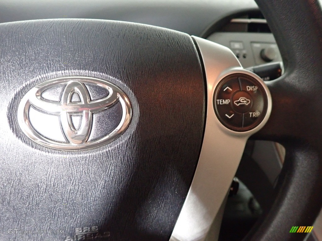 2012 Prius 3rd Gen Two Hybrid - Classic Silver Metallic / Dark Gray photo #28
