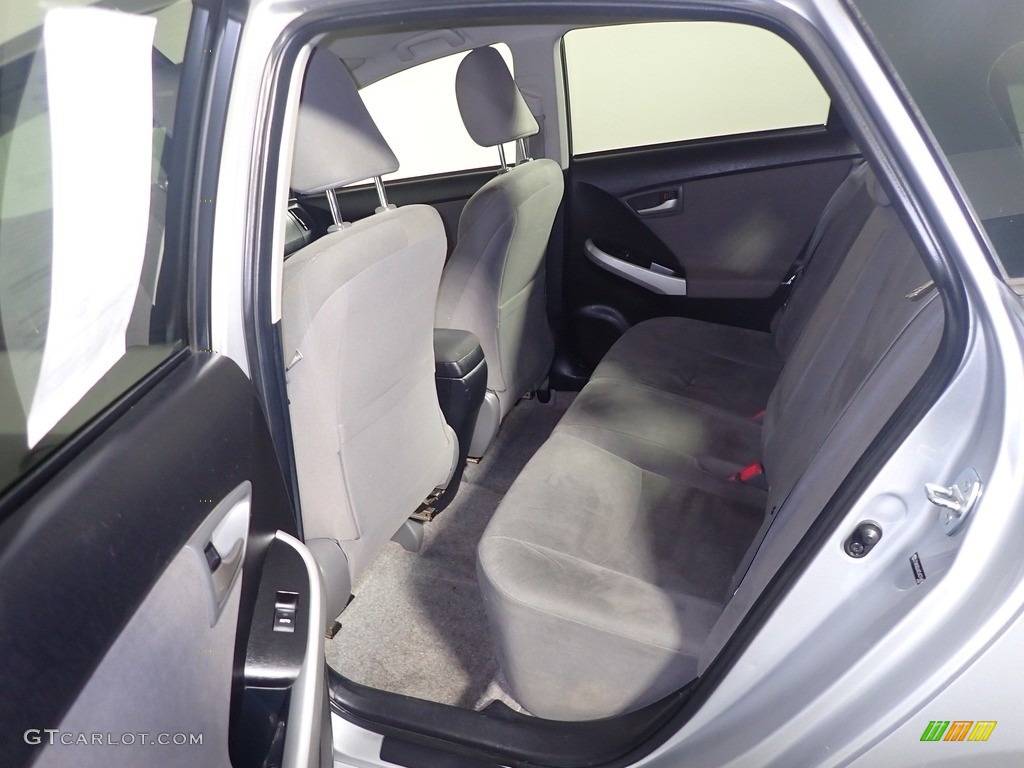 2012 Prius 3rd Gen Two Hybrid - Classic Silver Metallic / Dark Gray photo #35