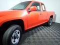 2012 Inferno Orange Metallic Chevrolet Colorado Work Truck Extended Cab 4x4  photo #8
