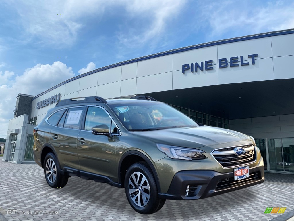2021 Autumn Green Metallic Subaru Outback 2.5i Premium 140478329 Photo