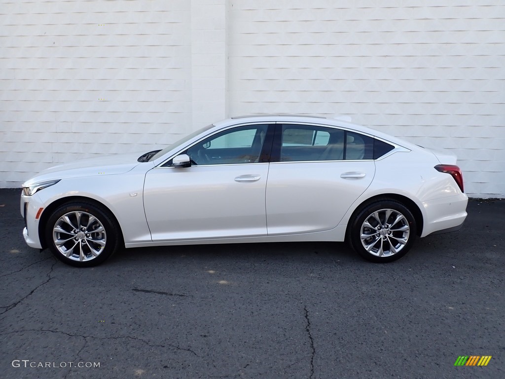 Summit White 2021 Cadillac CT5 Premium Luxury AWD Exterior Photo #140483248