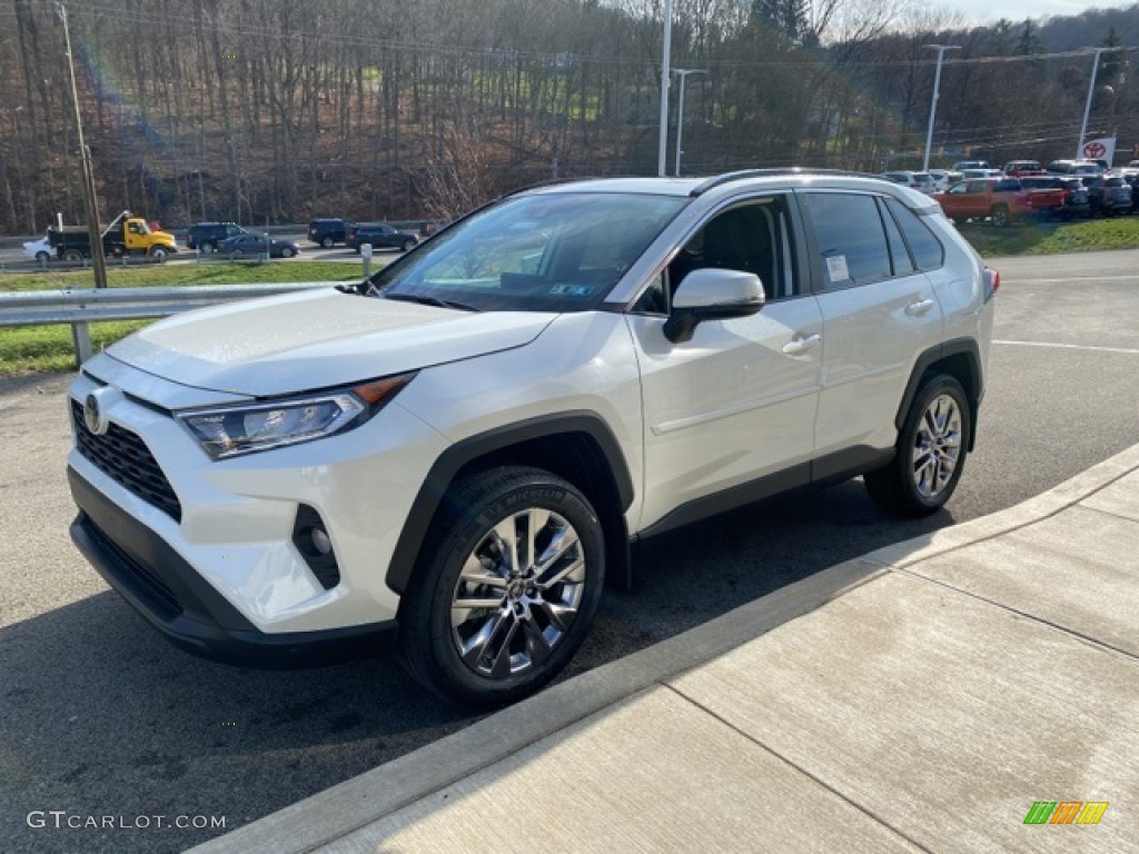 Super White 2021 Toyota RAV4 XLE Premium AWD Exterior Photo #140484391