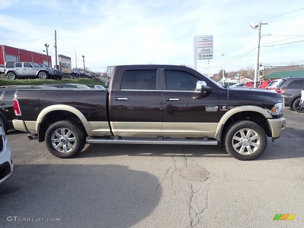 Luxury Brown Pearl 2017 Ram 2500 Laramie Longhorn Crew Cab 4x4 Exterior Photo #140484463