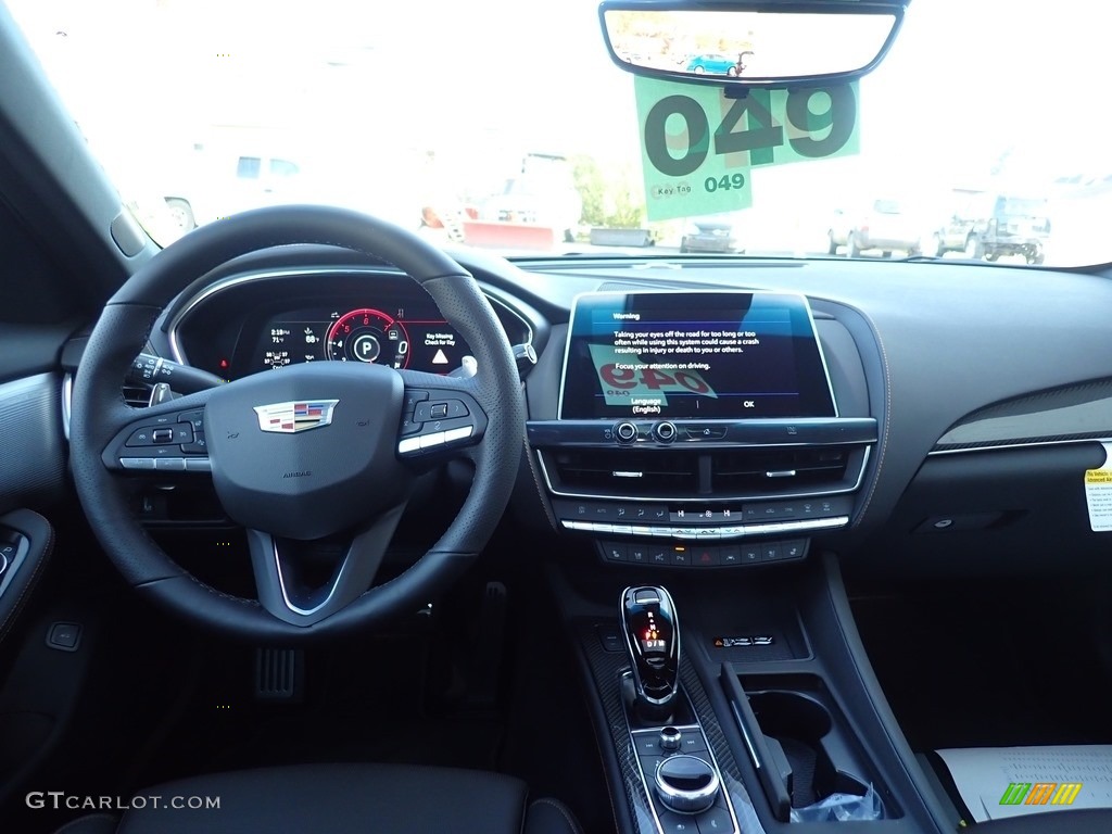 2021 Cadillac CT5 Sport AWD Jet Black Dashboard Photo #140484538